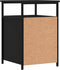 vidaXL - Nachtkastjes - 2 - st - 40x42x60 - cm - bewerkt - hout - zwart