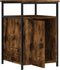 vidaXL - Nachtkastjes - 2 - st - 40x42x60 - cm - bewerkt - hout - gerookt - eikenkleurig