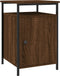 vidaXL - Nachtkastjes - 2 - st - 40x42x60 - cm - bewerkt - hout - bruin - eikenkleur