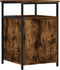 vidaXL - Nachtkastjes - 2 - st - 40x42x60 - cm - bewerkt - hout - gerookt - eikenkleurig