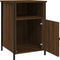 vidaXL - Nachtkastjes - 2 - st - 40x42x60 - cm - bewerkt - hout - bruin - eikenkleur