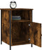 vidaXL - Nachtkastjes - 2 - st - 40x42x60 - cm - bewerkt - hout - gerookt - eikenkleurig