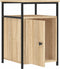 vidaXL - Nachtkastjes - 2 - st - 40x42x60 - cm - bewerkt - hout - sonoma - eikenkleurig
