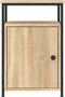vidaXL - Nachtkastjes - 2 - st - 40x42x60 - cm - bewerkt - hout - sonoma - eikenkleurig