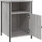 vidaXL - Nachtkastjes - 2 - st - 40x42x60 - cm - bewerkt - hout - grijs - sonoma - eiken