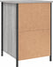 vidaXL - Nachtkastjes - 2 - st - 40x42x60 - cm - bewerkt - hout - grijs - sonoma - eiken