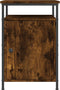 vidaXL - Nachtkastjes - 2 - st - 40x42x60 - cm - bewerkt - hout - gerookt - eikenkleurig