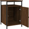 vidaXL - Nachtkastjes - 2 - st - 40x42x60 - cm - bewerkt - hout - bruin - eikenkleur