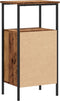 vidaXL - Nachtkastjes - 2 - st - 41x31x80 - cm - bewerkt - hout - oud - houtkleurig