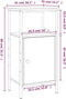 vidaXL - Nachtkastjes - 2 - st - 41x31x80 - cm - bewerkt - hout - gerookt - eikenkleurig