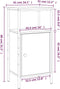 vidaXL - Nachtkastjes - 2 - st - 41x31x80 - cm - bewerkt - hout - bruin - eikenkleur