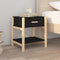 vidaXL - Nachtkastjes - 2 - st - 42x38x45 - cm - bewerkt - hout - zwart