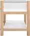 vidaXL - Nachtkastjes - 2 - st - 42x38x45 - cm - bewerkt - hout - wit