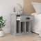 vidaXL - Nachtkastjes - 2 - st - 43x36x50 - cm - betongrijs