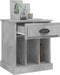 vidaXL - Nachtkastjes - 2 - st - 43x36x50 - cm - betongrijs