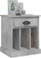vidaXL - Nachtkastjes - 2 - st - 43x36x50 - cm - betongrijs