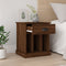 vidaXL - Nachtkastjes - 2 - st - 43x36x50 - cm - bruin - eikenkleur