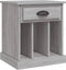 vidaXL - Nachtkastjes - 2 - st - 43x36x50 - cm - grijs - sonoma - eikenkleurig