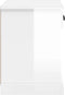 vidaXL - Nachtkastjes - 2 - st - 43x36x50 - cm - hoogglans - wit