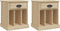vidaXL - Nachtkastjes - 2 - st - 43x36x50 - cm - sonoma - eikenkleurig