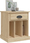 vidaXL - Nachtkastjes - 2 - st - 43x36x50 - cm - sonoma - eikenkleurig