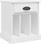 vidaXL - Nachtkastjes - 2 - st - 43x36x50 - cm - wit