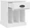 vidaXL - Nachtkastjes - 2 - st - 43x36x50 - cm - wit