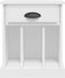 vidaXL - Nachtkastjes - 2 - st - 43x36x50 - cm - wit