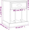 vidaXL - Nachtkastjes - 2 - st - 43x36x50 - cm - zwart