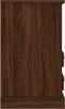 vidaXL - Nachtkastjes - 2 - st - 43x36x60 - cm - bewerkt - hout - bruin - eikenkleur