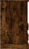 vidaXL - Nachtkastjes - 2 - st - 43x36x60 - cm - gerookt - eikenkleurig