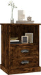 vidaXL - Nachtkastjes - 2 - st - 43x36x60 - cm - gerookt - eikenkleurig
