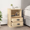vidaXL - Nachtkastjes - 2 - st - 43x36x60 - cm - sonoma - eikenkleurig