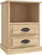 vidaXL - Nachtkastjes - 2 - st - 43x36x60 - cm - sonoma - eikenkleurig
