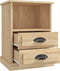 vidaXL - Nachtkastjes - 2 - st - 43x36x60 - cm - sonoma - eikenkleurig