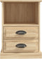 vidaXL - Nachtkastjes - 2 - st - 43x36x60 - cm - sonoma - eikenkleurig