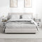 vidaXL - Nachtkastjes - 2 - st - 43x36x60 - cm - wit