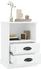 vidaXL - Nachtkastjes - 2 - st - 43x36x60 - cm - wit