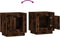 vidaXL - Nachtkastjes - 2 - st - 44x35x45 - cm - bewerkt - hout - gerookt - eikenkleurig
