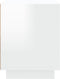 vidaXL - Nachtkastjes - 2 - st - 44x35x45 - cm - bewerkt - hout - hoogglans - wit