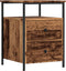vidaXL - Nachtkastjes - 2 - st - 44x45x60 - cm - bewerkt - hout - oud - houtkleurig