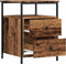 vidaXL - Nachtkastjes - 2 - st - 44x45x60 - cm - bewerkt - hout - oud - houtkleurig