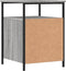 vidaXL - Nachtkastjes - 2 - st - 44x45x60 - cm - bewerkt - hout - grijs - sonoma - eiken