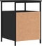 vidaXL - Nachtkastjes - 2 - st - 44x45x60 - cm - bewerkt - hout - zwart