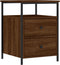 vidaXL - Nachtkastjes - 2 - st - 44x45x60 - cm - bewerkt - hout - bruin - eikenkleur