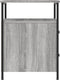 vidaXL - Nachtkastjes - 2 - st - 44x45x60 - cm - bewerkt - hout - grijs - sonoma - eiken