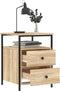 vidaXL - Nachtkastjes - 2 - st - 44x45x60 - cm - sonoma - eikenkleurig
