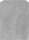 vidaXL - Nachtkastjes - 2 - st - 45x34,5x44,5 - cm - bewerkt - hout - betongrijs