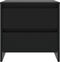 vidaXL - Nachtkastjes - 2 - st - 45x34,5x44,5 - cm - bewerkt - hout - zwart