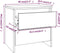 vidaXL - Nachtkastjes - 2 - st - 45x34,5x44,5 - cm - bewerkt - hout - betongrijs